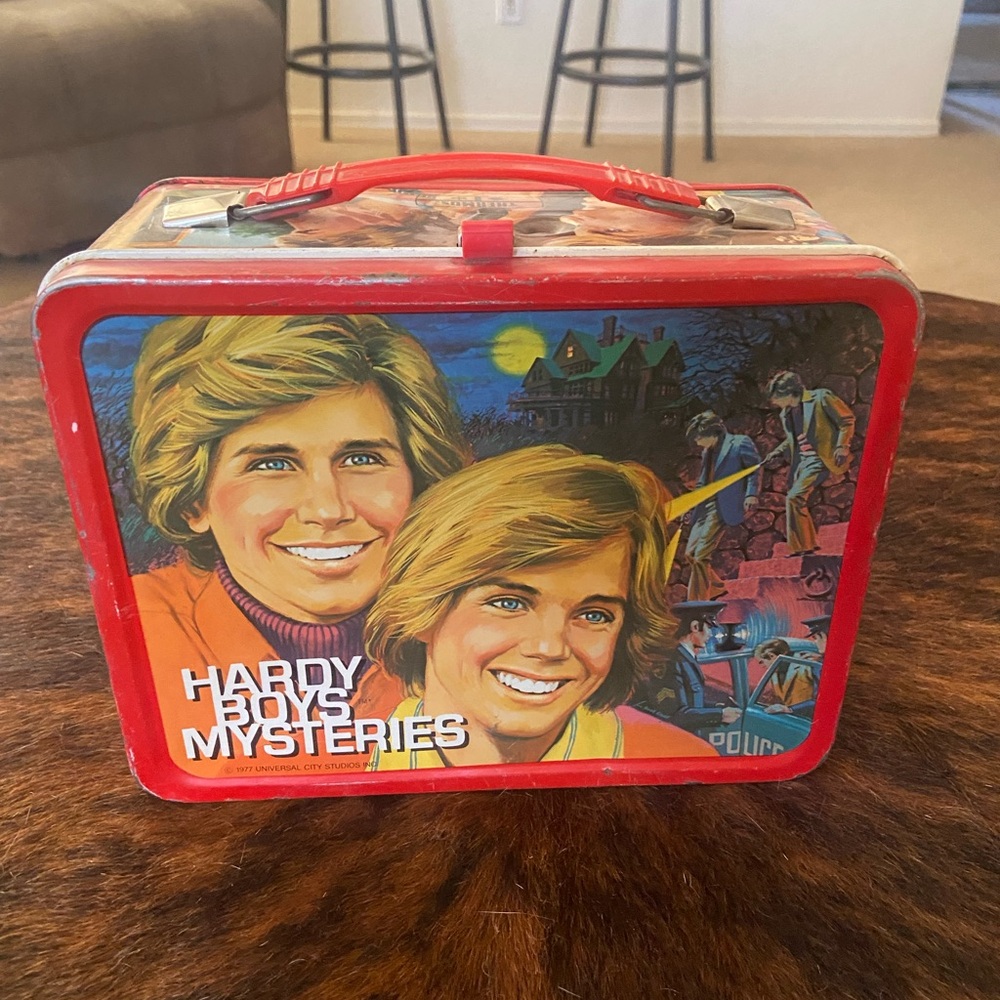 Thermos Hardy Boys Mysteries Red Lunchbox